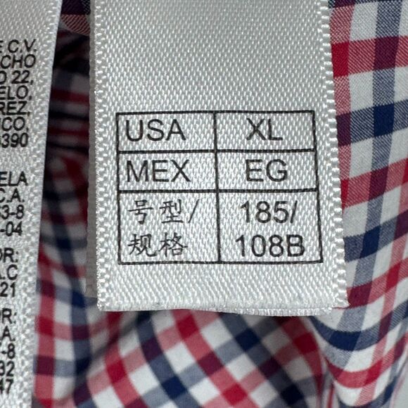 Brooks Brothers Mens XL Patchwork Check Button Down Shirt Multicolor Gingham - Picture 13 of 16